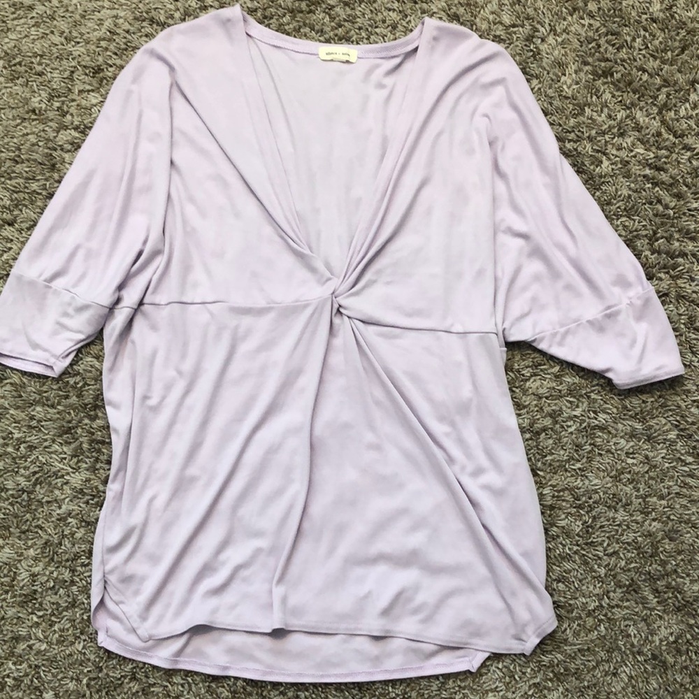 Flowy lavender urban outfitters top